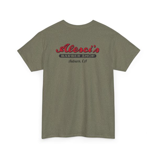 Graphic Tee Bug Gums Alesci Barber Shop Unisex Heavy Cotton Tee - Image 2